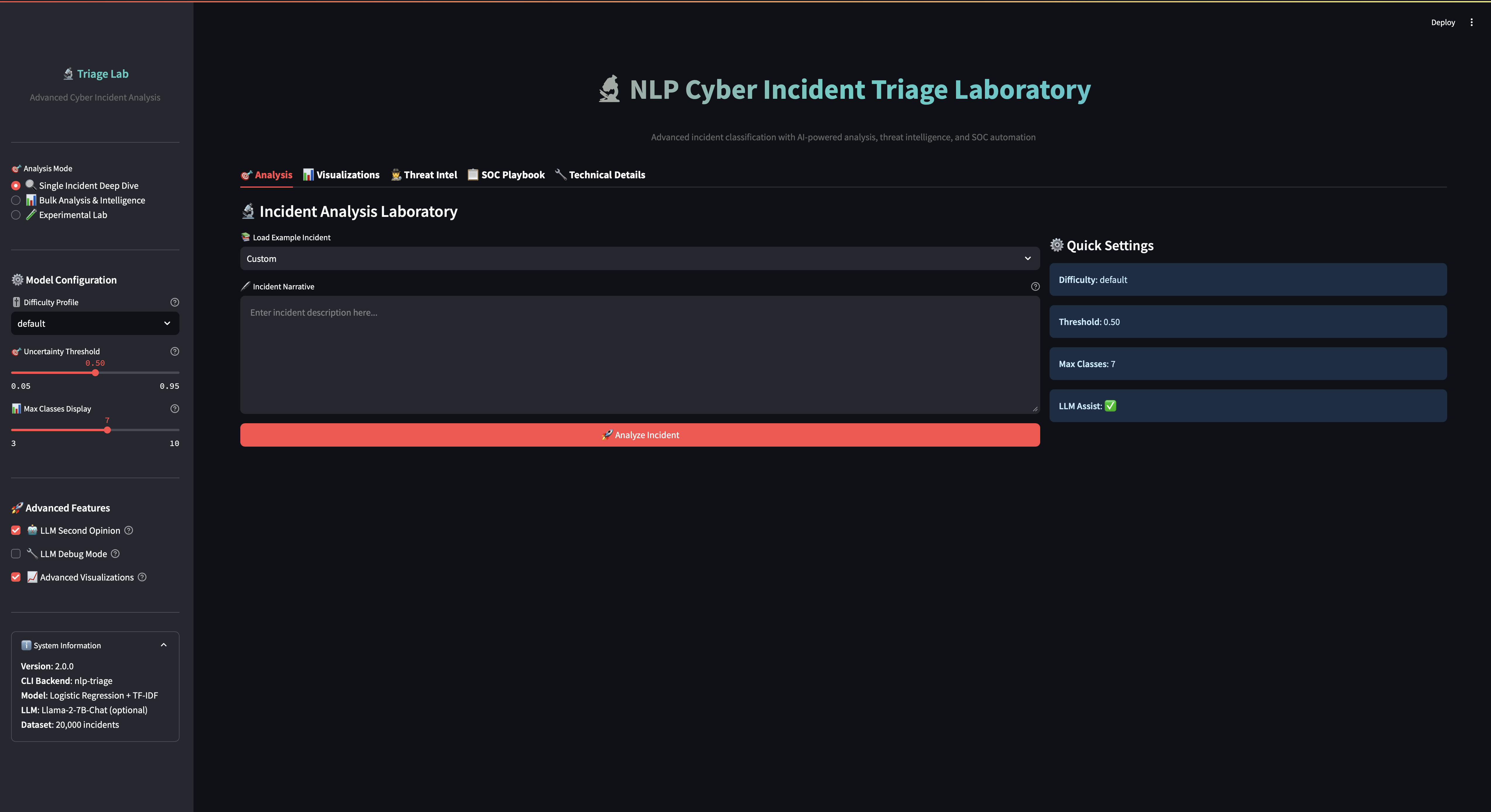 Screenshot: UI Overview